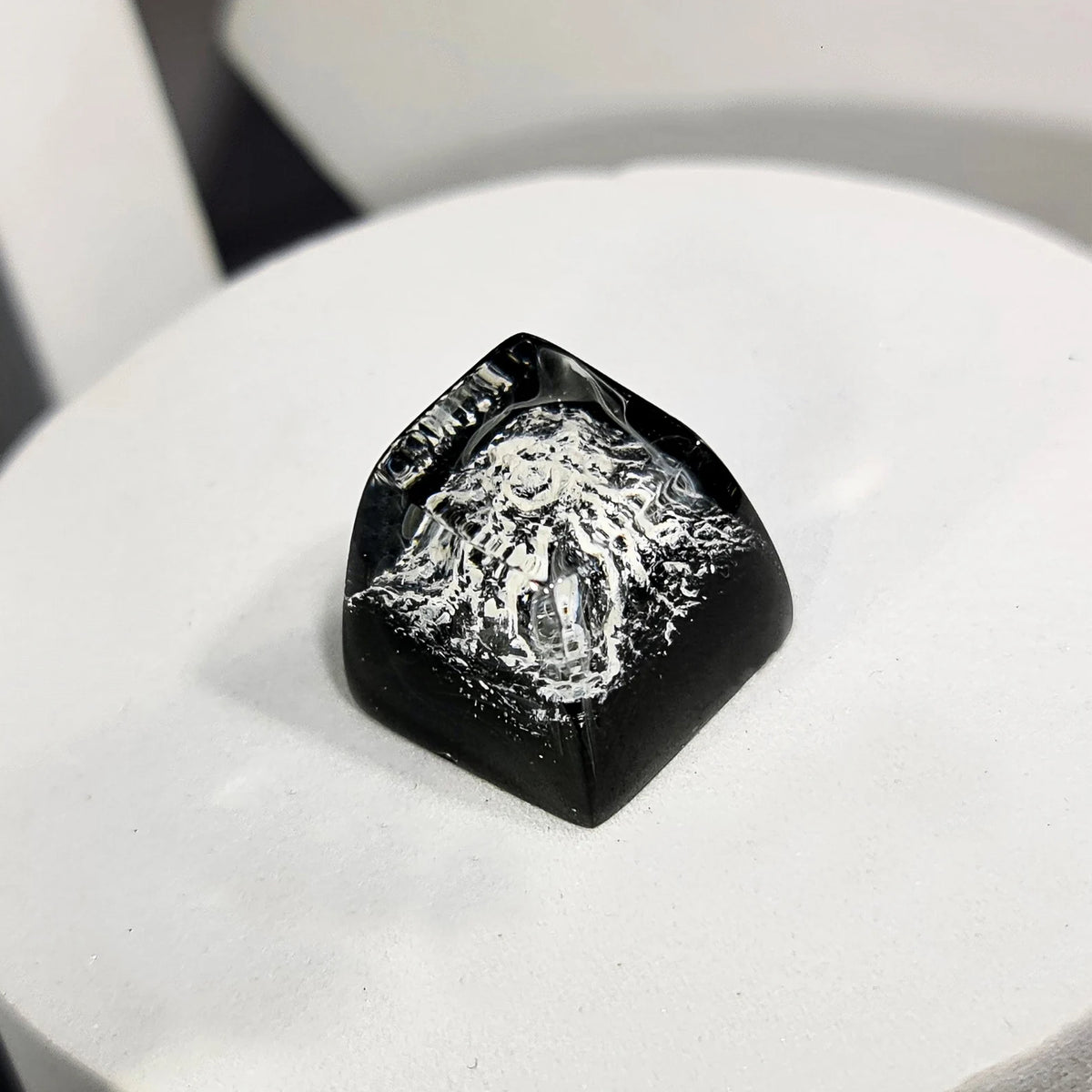 Fuji Mountain Artisan Keycap, SA Profile Resin Keycap for Custom Mechanical Keyboard, Handmade Design