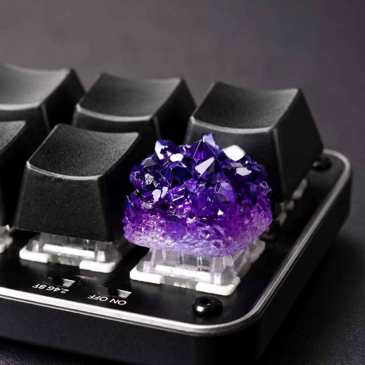 Crystal Resin Artisan Keycap, Transparent Handmade ESC Keycap, Custom Cute Keycap for Mechanical Keyboard